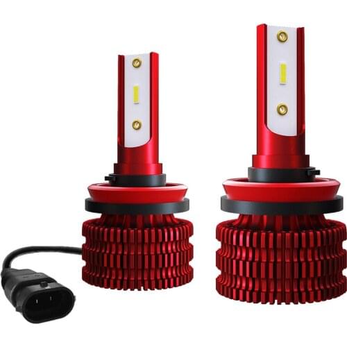 2PCS K5 LED H1 H7 H11 9005/HB3/H10 9006 Car Headlight COB Chip 6000K LED Bulb Headlight Fog Lamps