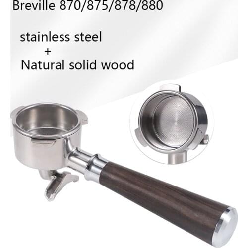 54mm Coffee Portafilter For Breville 870/875/878/880 Filter Basket Replacement Espresso Machine Accessory