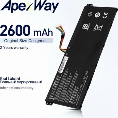 15.2V Laptop Battery AC14B8K For Acer Aspire E3-111 E3-721 E5-771 E5-771G R3-131T V3-111 V3-112 Chromebook C810 C910 2600mAh