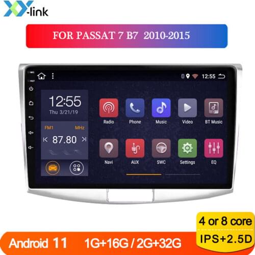 Car gps navigation radio android for VW magotan CC passat 7 B7 2010-2015 multimedia video player audio stereo bluetooth no 2 din