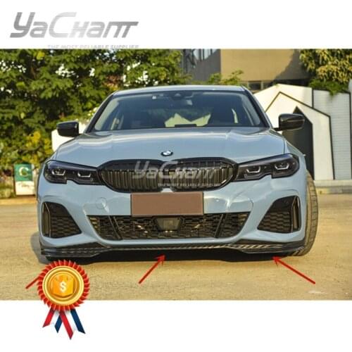 Car-Styling Dry Carbon Fiber Front Lip Fit For 2019-2020 3 Series G20 G28 MPF Style Front Bumper Splitter