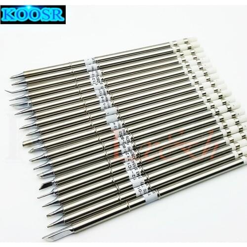 Free shipping 2pcs /lot T12 Model serieslead free solder iron tips for HAKKO FX-951/FX-950/FX-952/FM-203 soldering station