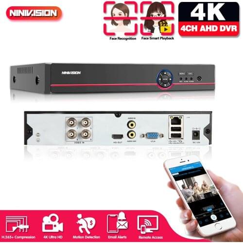 Digital Video recorder DVR 4K 5MP 4CH 8CH 16CH Hybird NVR 6 in 1 CCTV Camera Recorder For 8MP AHD TVI CVI TVI IP Cameras