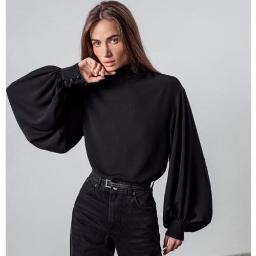 JANTSALINMO Womens Chiffon Blouses