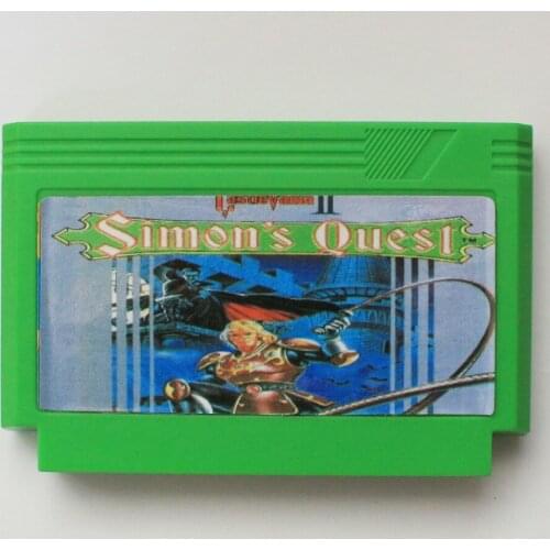 Top Quality Game Cartridge 60 Pins 8 Bit Game Card - Castlevania II Simons Quest