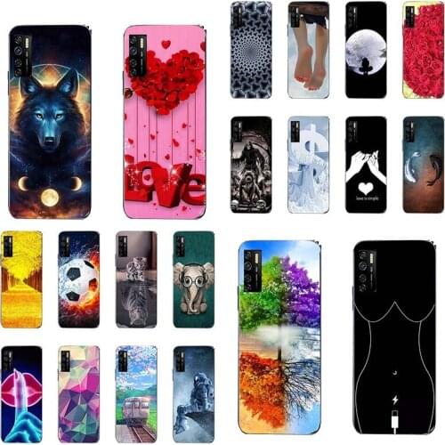 Soft Phone Shell For Infinix Note7 Lite Covers For Infinix Note 7 Lite Note7Lite Cartoon Protective Phone
