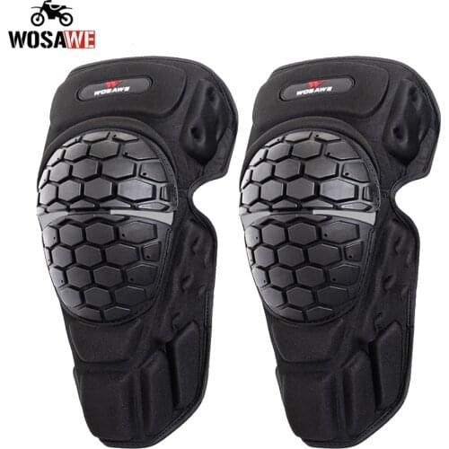 WOSAWE Motorcycle Kneepads MTB Motocross Knee Guard Moto Racing Protective Guard Gear ABS skiing skate Motorbike Kneepads