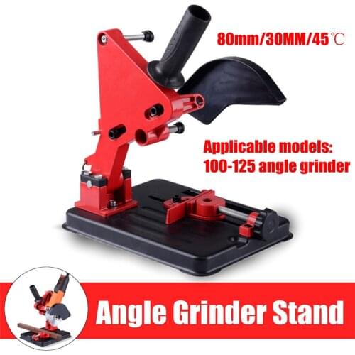 100-125 Angle Grinder Stand DIY Cutting Stand Power Tools Accessories Maximum Clamping Width: 80mm