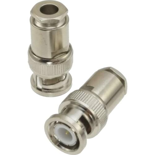 BNC male plug clamp RG58 RG142 LMR195 RG400 Cable RF Coaxial connector