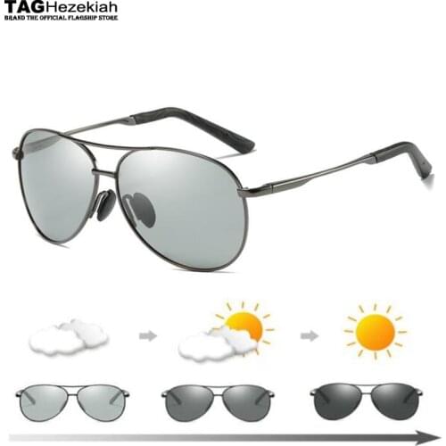 2020 new fashion brand Unisex Sunglasses Polarized Photochromic Eyewear Goggles Accessories Discolour Lens Glasses For Men/Women