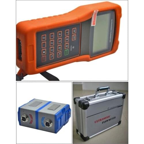 TUF-2000H Digital Ultrasonic Flowmeter Flow Meter with Standard Transducer TM-1 Measuring Range DN50-700mm