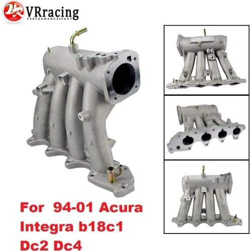 VR - For b18c1 Aluminum 70mm Cast air Intake Manifold FOR 94-01 Acura Integra Dc2 Dc4 VR-IM43-CA
