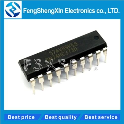 10pcs/lot SN74HC373N 74HC373 DIP-20 OCTAL TRANSPARENT D-TYPE LATCHES IC