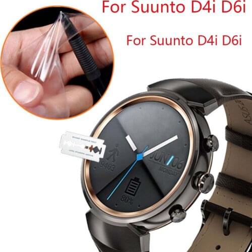 3Pcs/Lot Nano Explosion-proof Screen Protector For Suunto D4i D6i Watch High Definition Soft Film for SUUNTO D4I D6I Anti-shock