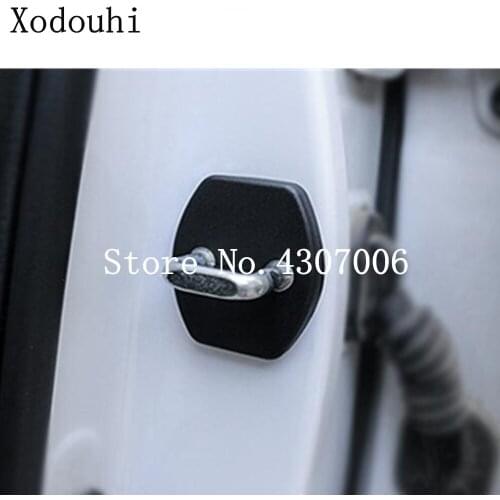 Car Styling Plastic Anti Rust Water Proof Door Lock Keys Key Buckle Cover 4pcs For Hyundai Kona Encino Kauai 2017 2018 2019 2020