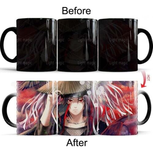 Anime Character Coffee Mug 11oz Ceramic Color Changing Magic Mugs 2022 New Year Gift Tea Mug