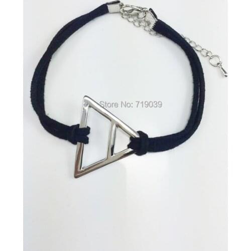 Fashion Jewelry Charm 30 Seconds to Mars Logo Triad Bracelet Top Quality,original factory supply