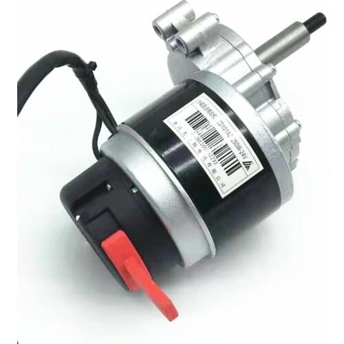 250w 24v low speed brush motor with electromagnetic brake and hand brake, Longer shaft, wheel chair used DC gear brushed motor