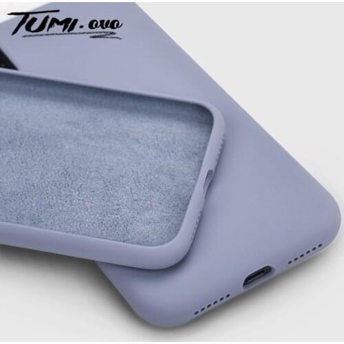 Original Candy Liquid Silicone Case for iPhone 6 6S 7 8 Plus X XR XS Max Shockproof Soft Phone Cases for iphone 8 6 7 Cover