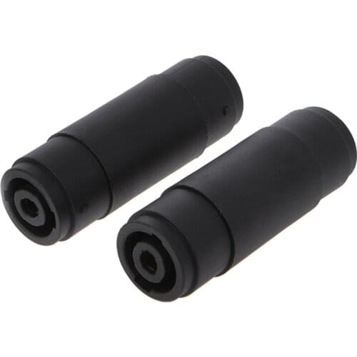 2Pcs 4-Pin Pole Female To Female Speakon Coupler Adapter Audio Cable Connector New