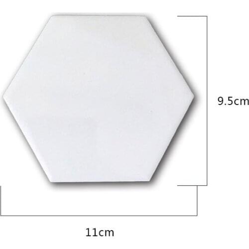 Sublimation Ceramic Coaster Car Coaster For DIY Heat Printing Transfer Thermal Transfer Cup Pad 6.6cm Ceramic Mat SN3612