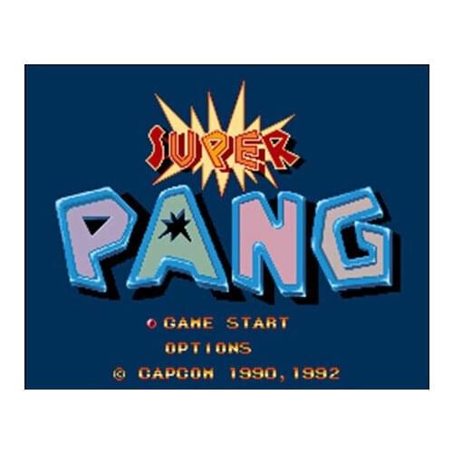 Super Pang NTSC Version 16 Bit 46 Pin Big Gray Game Card For USA Game Players