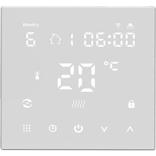 Wifi Touch Screen Underfloor Room Thermostat Water Gas Boiler Electric Heating 3A 16A APP Remote Weekly Programmable M7DA