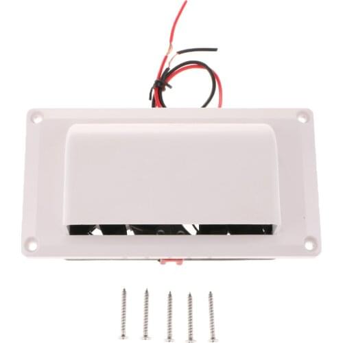 Universal RV Camper Trailer Motorhome Inner Side Air Vent Ventilation Exhaust Fan 12V DC 25W, Waterproof