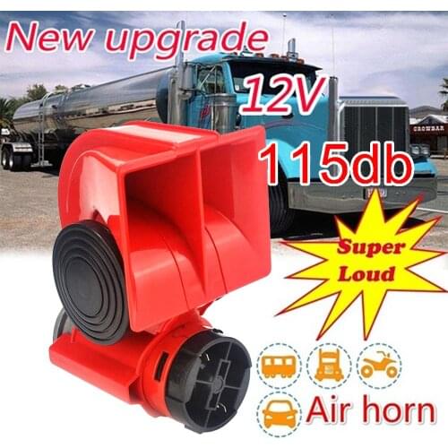 115dB 12V Auto Car Truck Motorcycle Super Loud Dual Tone Trumpet Electric Air Horn Snail Siren speakers Sound Signal For a Car
