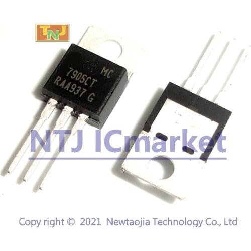 10 PCS MC7905CT TO-220 MC7905 7905CT LM7905 7905 1A -5V Transistor