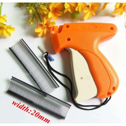 1000pcs or 5000 pcs 20mm black Barbs + 1 Set Tag Gun manual tool Garment Price Label Tagging barbs fasteners pins needles pistol