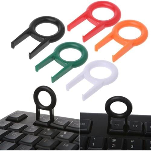 2Pcs Mechanical Keyboard Keycap Puller Remover For Keyboards Key Cap Fixing Tool Cleaning Tool Random Color