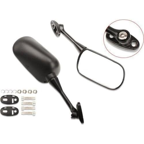 2Pcs/Pair 18mm Motorcycle Rearview Rear View Mirrors Glass Back Side MirrorLeft & Right For Honda CBR600RR CBR1000 CBR1000RR