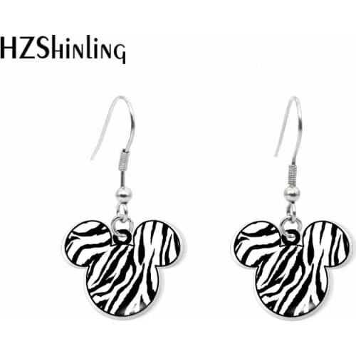 2020 New Zebra Pattern Earring Wild Animal Patterns Acrylic Hook Earring Epoxy Earrings Fashion Jewelry