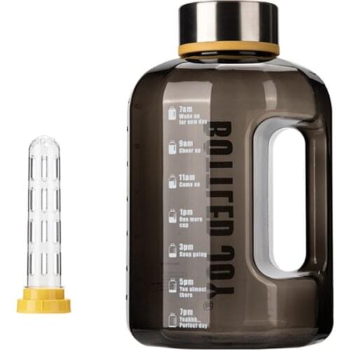 2200ml 78oz 2.2L Outdoor Water Bottle ice Sport Bottle drinking Hiking Camping big clear PETG bottle BPA Free