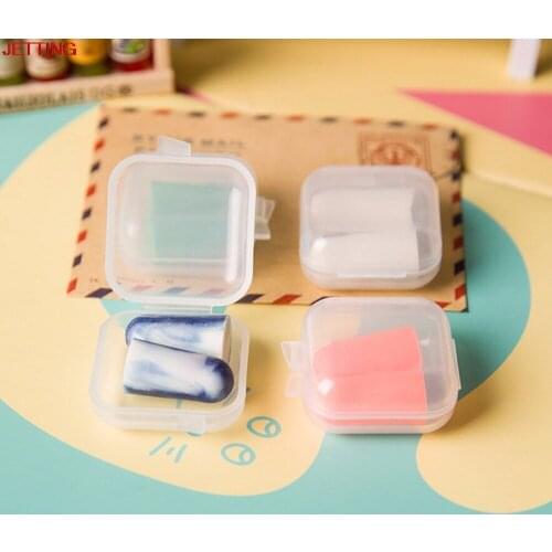 NEW JETTING 1Pair=2pcs Soft Foam Ear Plugs Travel Sleep Ear Plugs Noise Reduction Noise Prevention For Travel Sleeping With Box