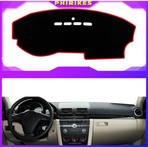 Dashboard Cover For Mazda 3 M3 BK 2004 2005 2006 2007 2008 Dashmat Dash Mat Sun Shade Dash Board Cover Carpet Non-slip Car Pad