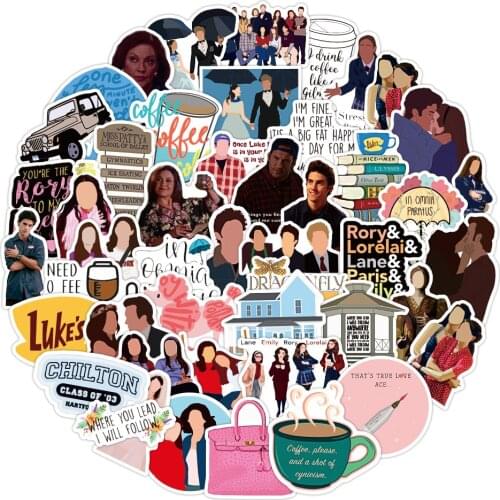 10/50pcs Classic Comedy Gilmore Girls Graffiti Stickers DIY Chair Kids Toy Car Trunk Motorcycle For Furniture Wall Desk Sticker