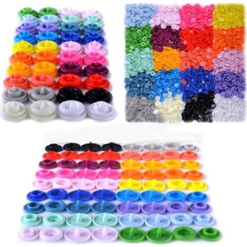 4in one Snap Buttons T5 12.4mm Fasteners Press Stud plastic resin for handmade Gift Box Scrapbook Craft DIY Sewing Accessori 2