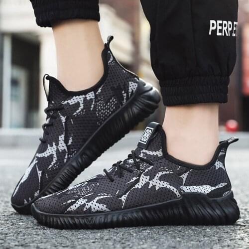 Casual Men Platform Sports Shoes Camouflage Coconut Mesh Bottom Speed Trainer Shoes Men Rubber Sneakers Male Vulcanize Shoes