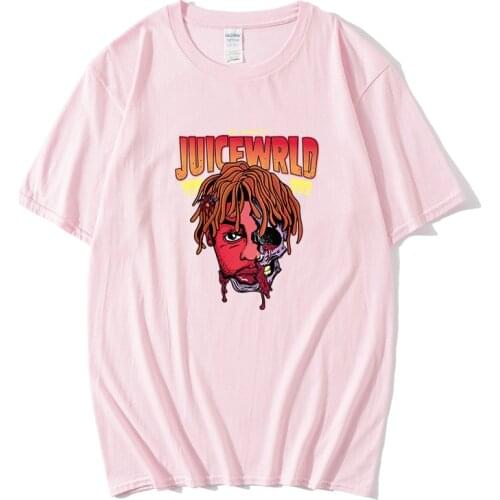 Juice wrld T-shirt rap men cool street fashion trend t-shirt graphic print t-shirt hip hop top