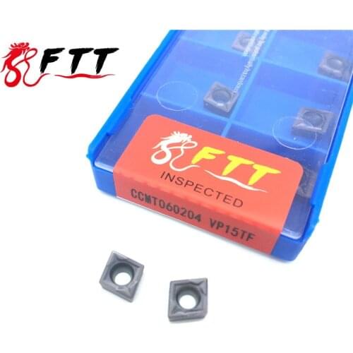 10PCS CCMT060204 VP15TF Internal Turning Tools Carbide insert Lathe cutter Tool Tokarnyy turning insert