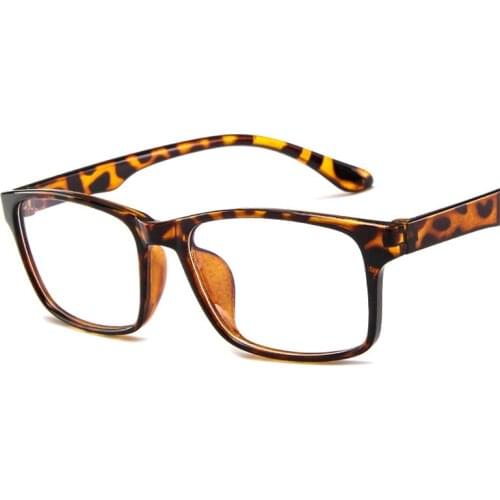 2021 New Fashion Women Eyeglasses Frame Retro Square Clear Lens Optical Computer Eye Glasses for Men Transparent Eye Wear
