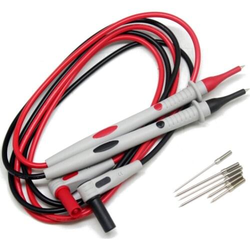 AideTek A5750 New banana test leads 4 DMM SMD tiny leads SMT with 4 replace pins surface