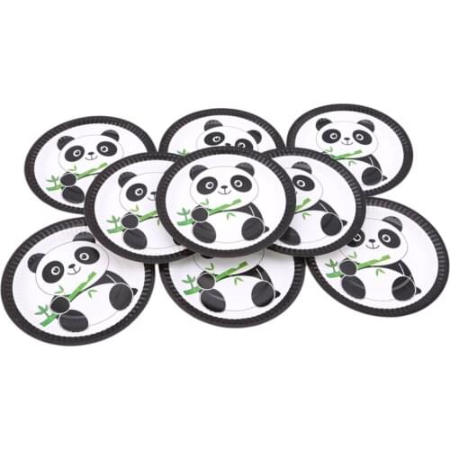Panda Party Disposable Napkins Plates Panda Theme Childrens Birthday Party Decoration Party Supplies