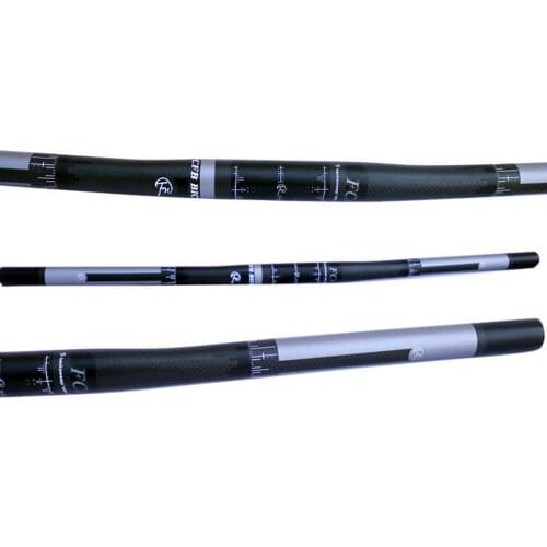 Carbon handlebar BMX full carbon fiber flat handlebar 25.4*460/480/500/520/540/560-720mm cycling parts bicycle bike parts