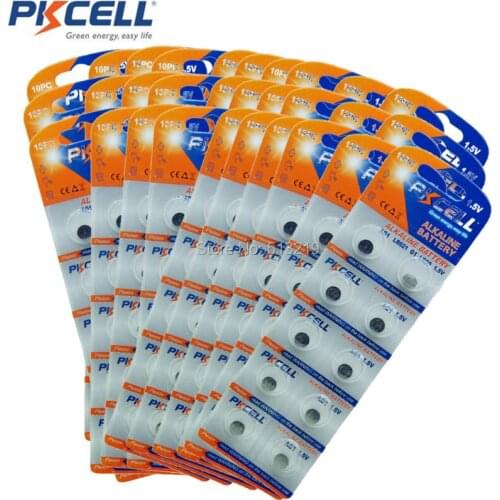 3000pcs/300card AG1 Button Coin Battery 1.5v alkaline batteries For Watch Clock Games toys 364 SR621SW LR621 LR60 CX60