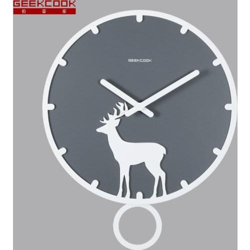 Nordic Creative Wall Clock Pendulum Wood Simple Wooden Wall Clock Designs Clocks Wall Home Decor Living Room Relogio De Parede