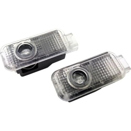 2pcs LED Car Door Courtesy Light Projector For Passat B5 B5.5 Line Lamp Welcome the lamp