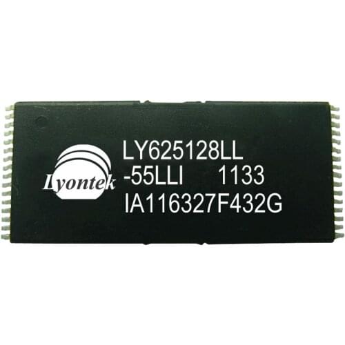 20pcs New Original LY625128LL-55LLI 4M Low Power SRAM 512K x 8 TSOPI(32) 55ns 4.5 to 5.5V -40~85°C